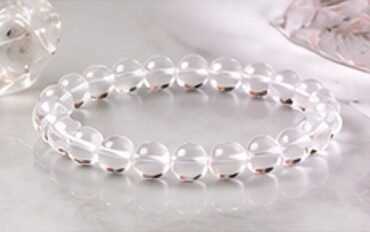 CLEAR QUARTZ BRACELET